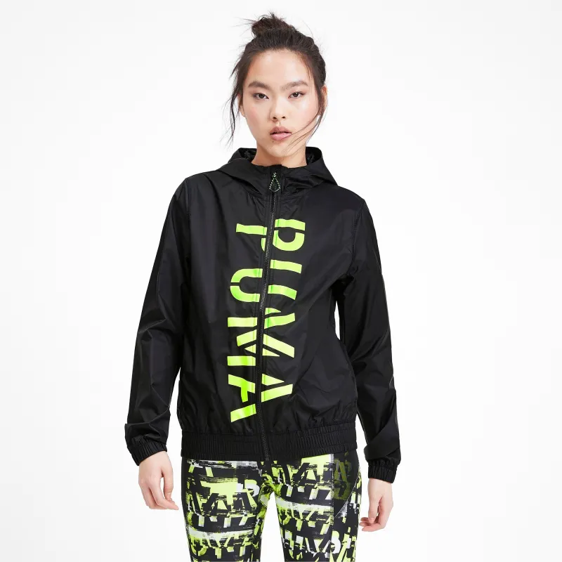 Puma Women's Be Bold Graphic Woven Jacket Jackets made by Puma