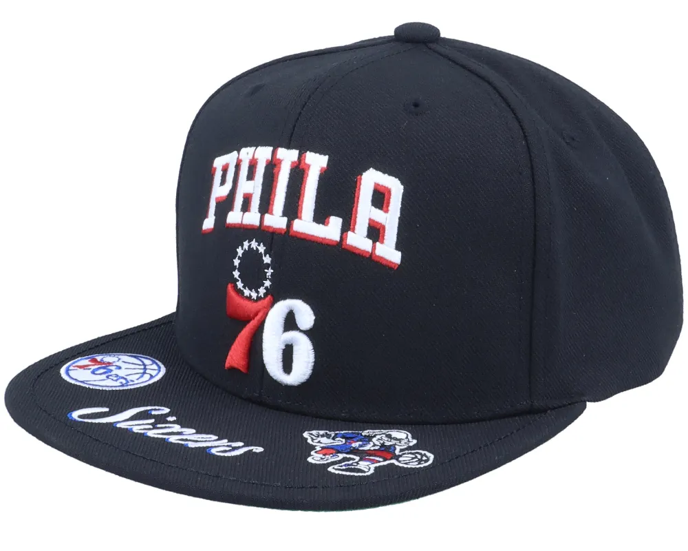 Mitchell & Ness Men's NBA Front Loaded Snapback 76Ers sold by Zulily