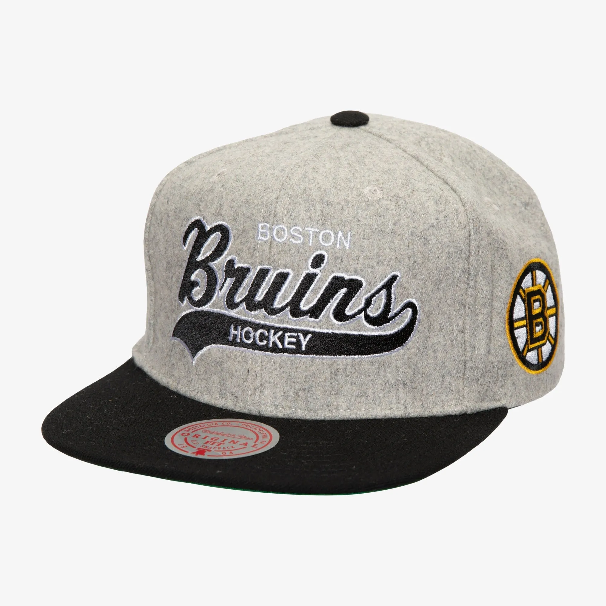 Mitchell & Ness Men's NHL Tailsweep 2.0 Melton Snapback Bruins Snapback Caps sold by Zulily
