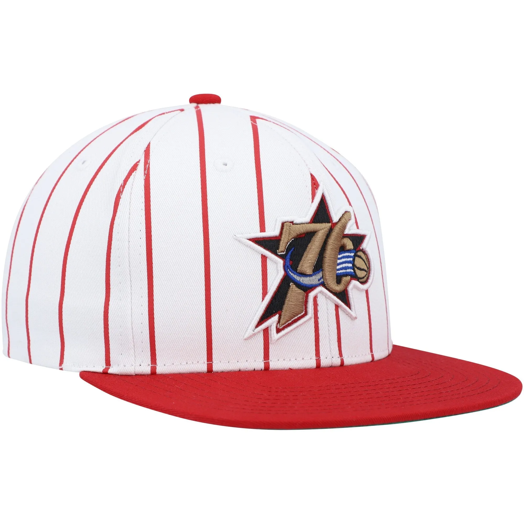 Mitchell & Ness Men's NBA Retro Pinstripe Snapback Hwc 76Ers Snapback Caps sold by Zulily product image thumbnail 3