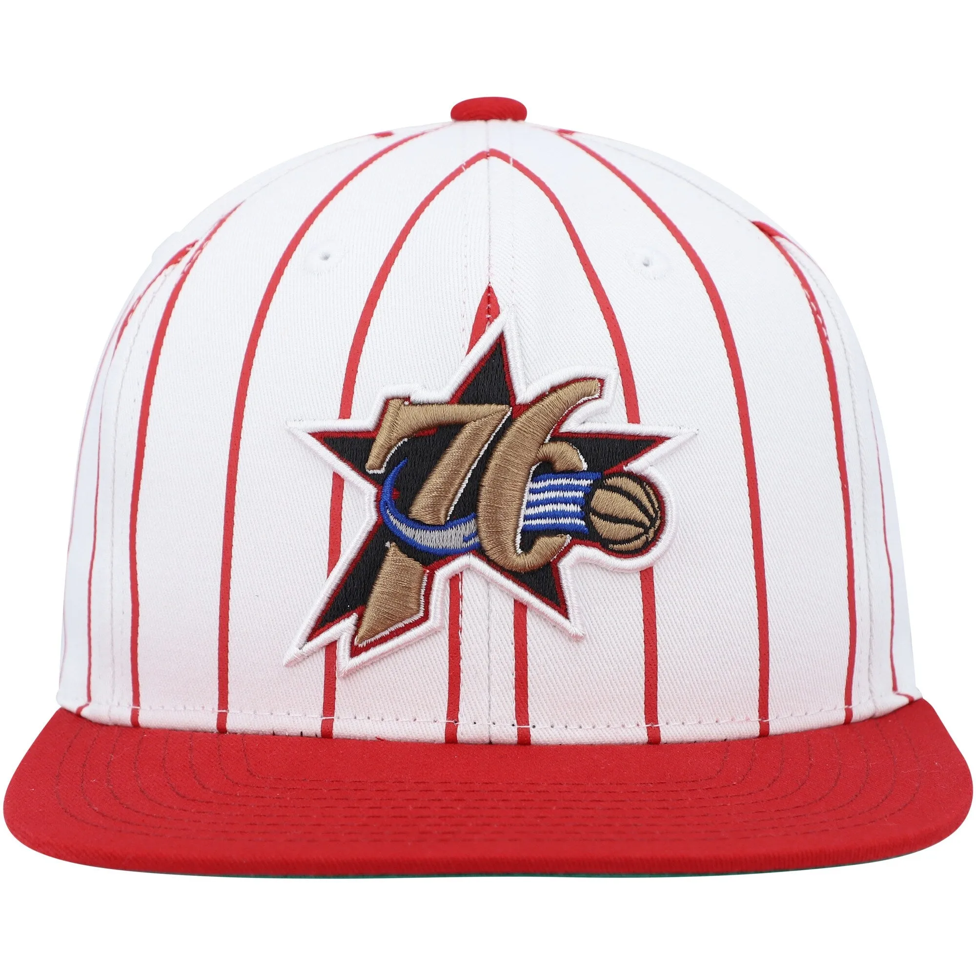 Mitchell & Ness Men's NBA Retro Pinstripe Snapback Hwc 76Ers Snapback Caps sold by Zulily product image thumbnail 2