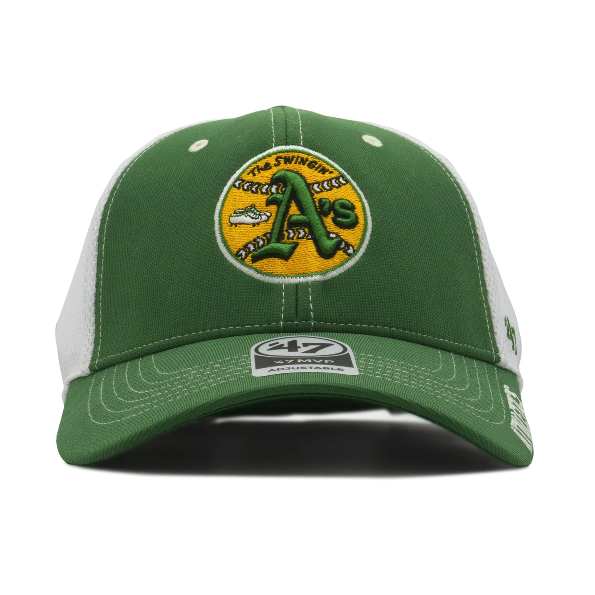 47 Brand Men's Oakland Athletics Mvp Strapback Cap sold by Zulily product image thumbnail 4