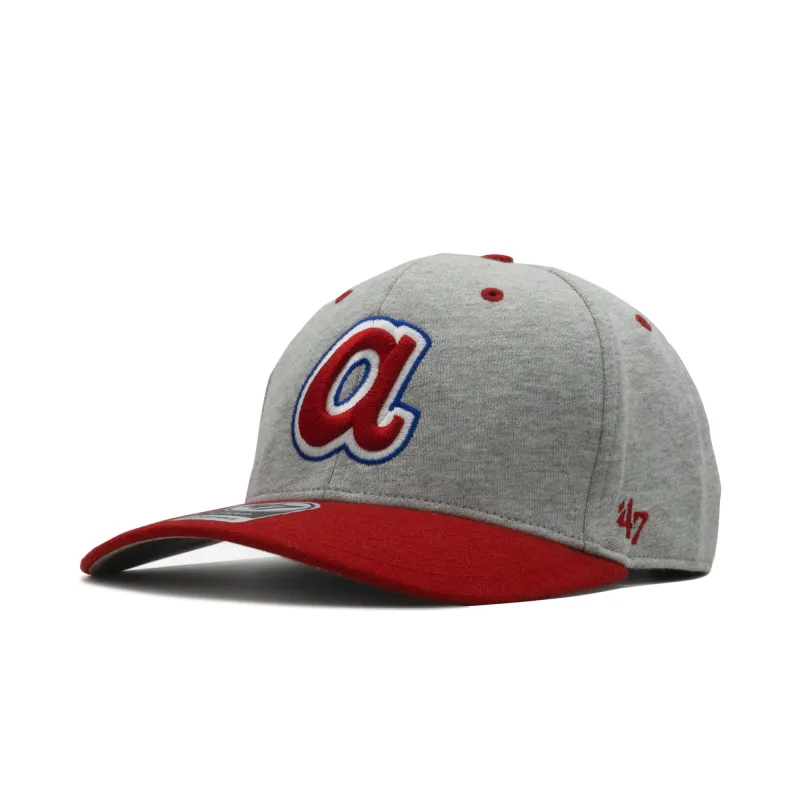 47 Brand Men's Atlanta Braves Mvp Strapback Cap made by 47