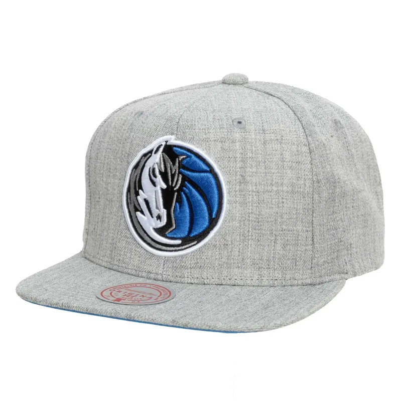 Mitchell & Ness Men's NBA Team Heather 2.0 Snapback Mavericks Snapback Caps sold by Zulily