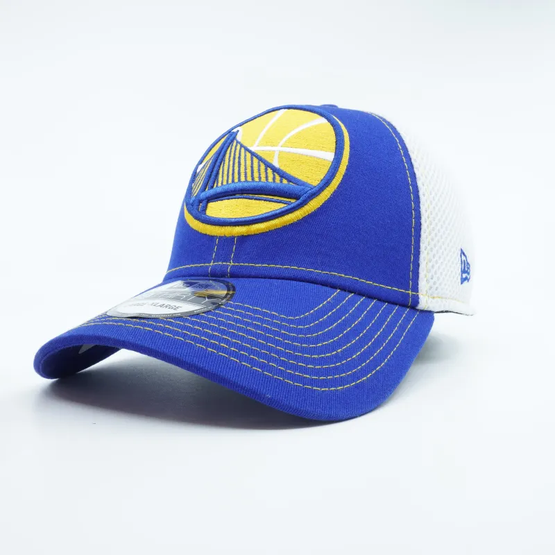 New Era Men's NBA Golden State Warriors 3930 Mega Team Neo Flex Hats made by New Era