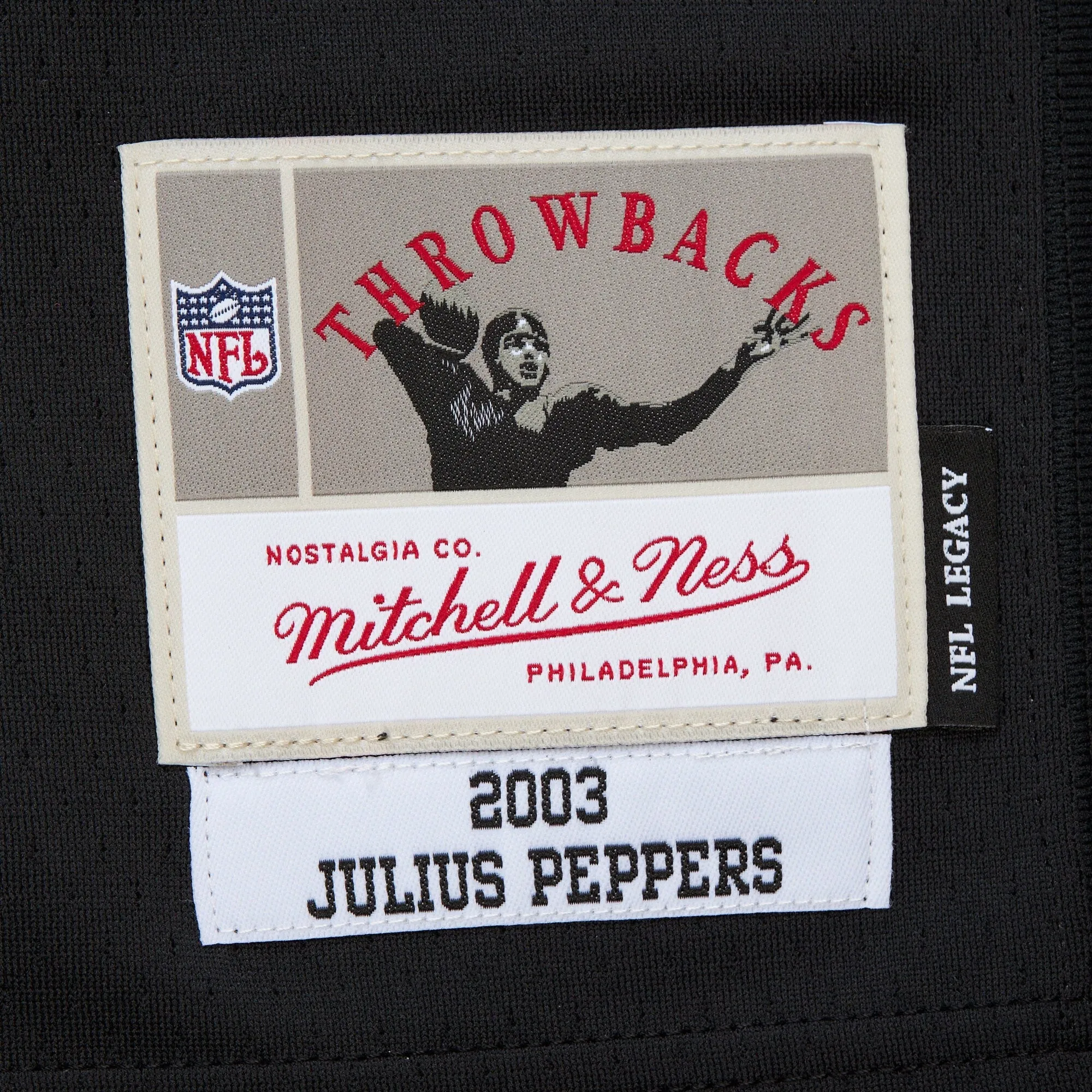 Mitchell & Ness Men's NFL Dark Jersey Panthers 2003 Julius Peppers Jerseys sold by Zulily product image thumbnail 5