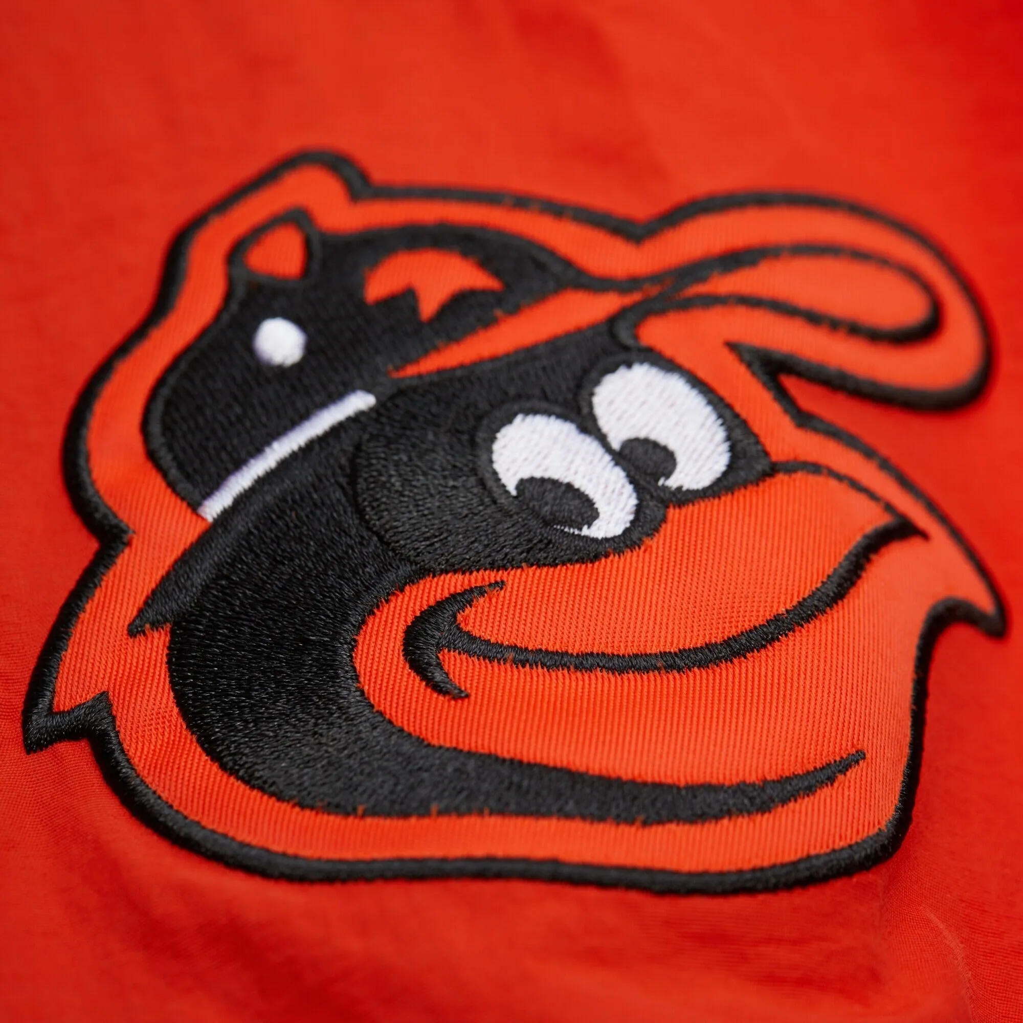 Mitchell & Ness Men's MLB Nylon Pullover Jacket Vintage Logo Orioles Pullovers sold by Zulily product image thumbnail 4