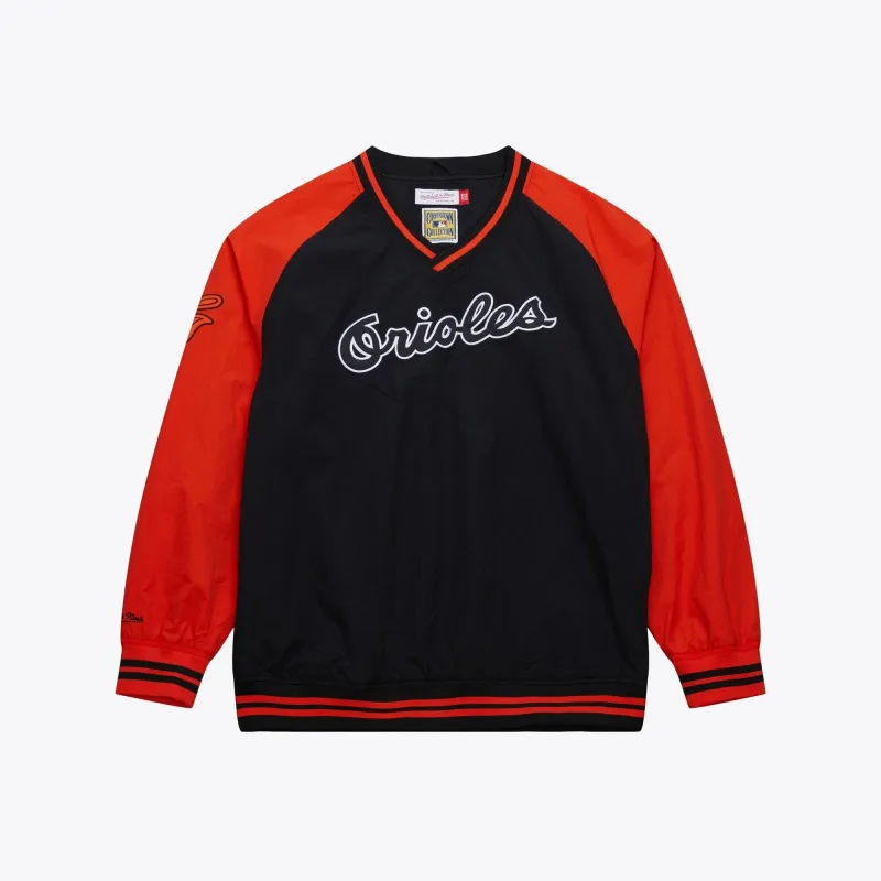 Mitchell & Ness Men's MLB Nylon Pullover Jacket Vintage Logo Orioles Pullovers sold by Zulily
