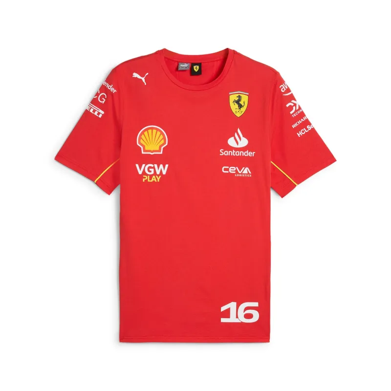 Puma Men's Sf Scuderia Ferrari Leclerc Tee Tops sold by Zulily