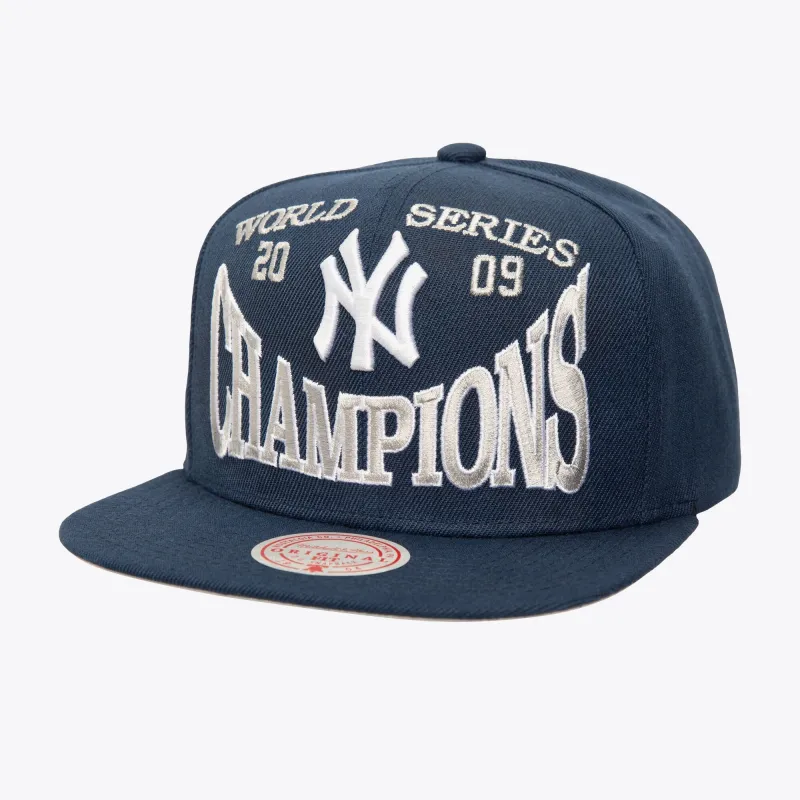 Mitchell & Ness Men's MLB Big Champ Snapback Yankees 2009 Snapback Caps made by Mitchell & Ness