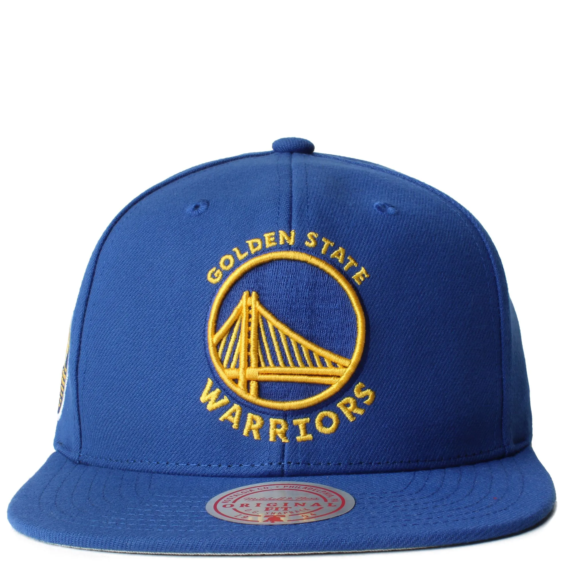 Mitchell & Ness Men's NBA Side Core 2.0 Snapback Warriors Snapback Caps sold by Zulily