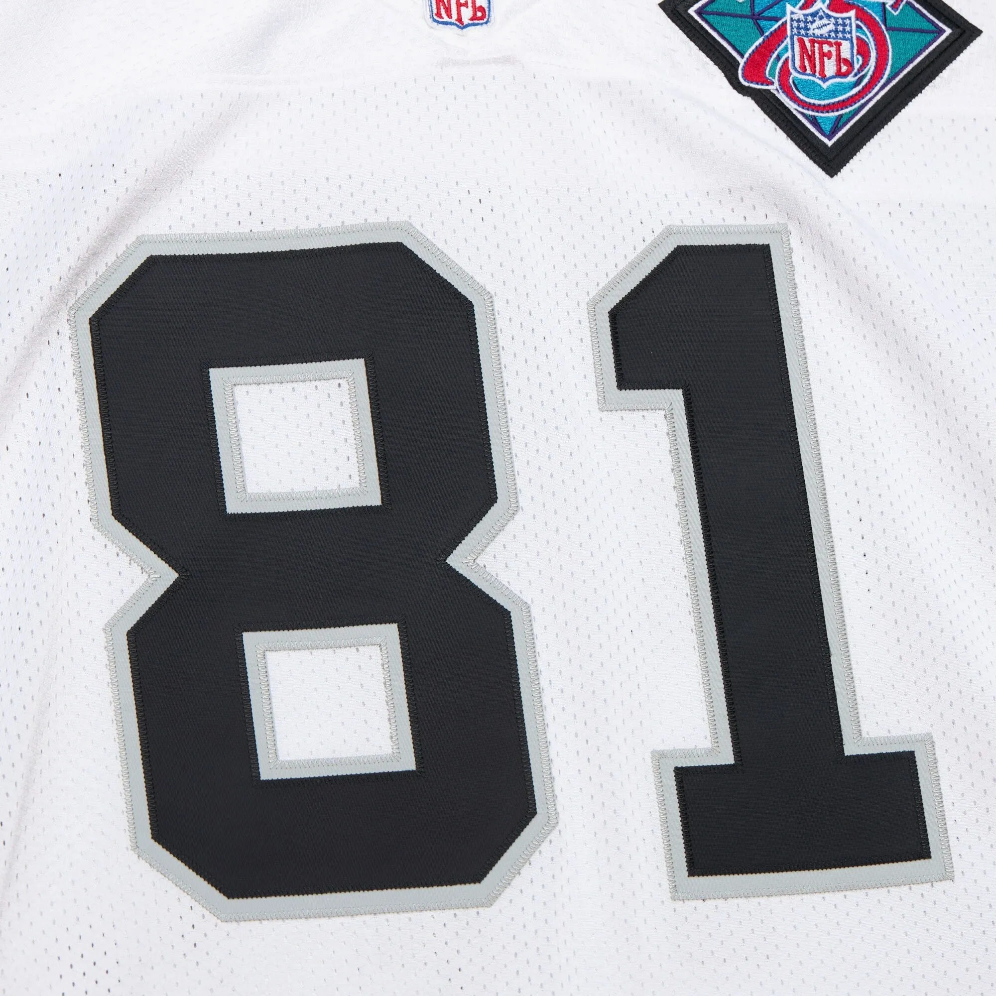 Mitchell & Ness Men's NFL White Jersey Raiders 1994 Tim Brown Jerseys sold by Zulily product image thumbnail 3