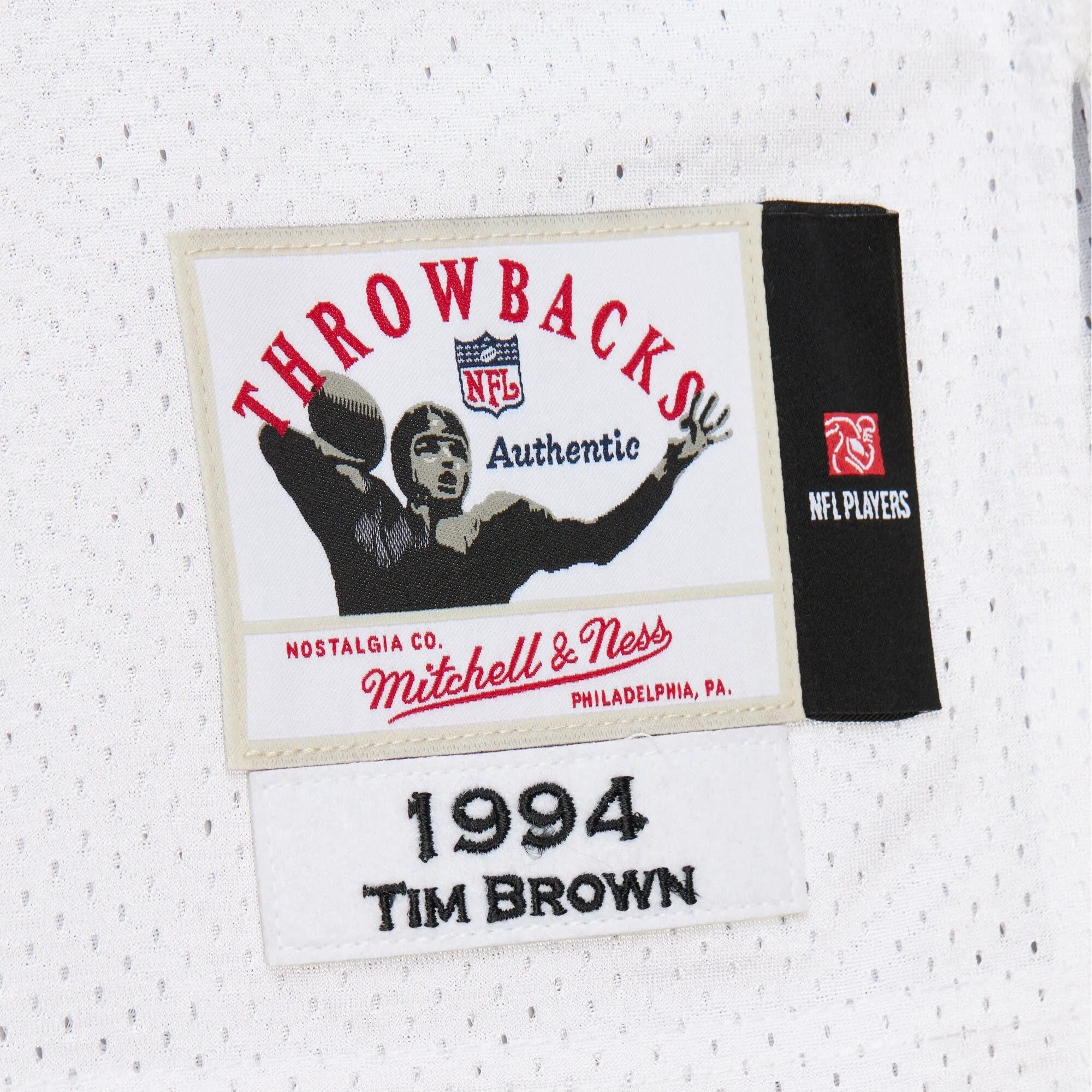 Mitchell & Ness Men's NFL White Jersey Raiders 1994 Tim Brown Jerseys sold by Zulily product image thumbnail 4