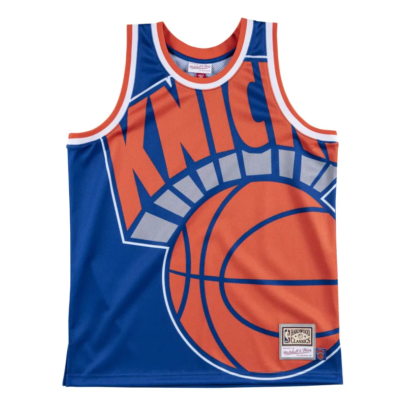 Mitchell & Ness Men's NBA Big Face Fashion Jersey New York Knicks made by Mitchell & Ness