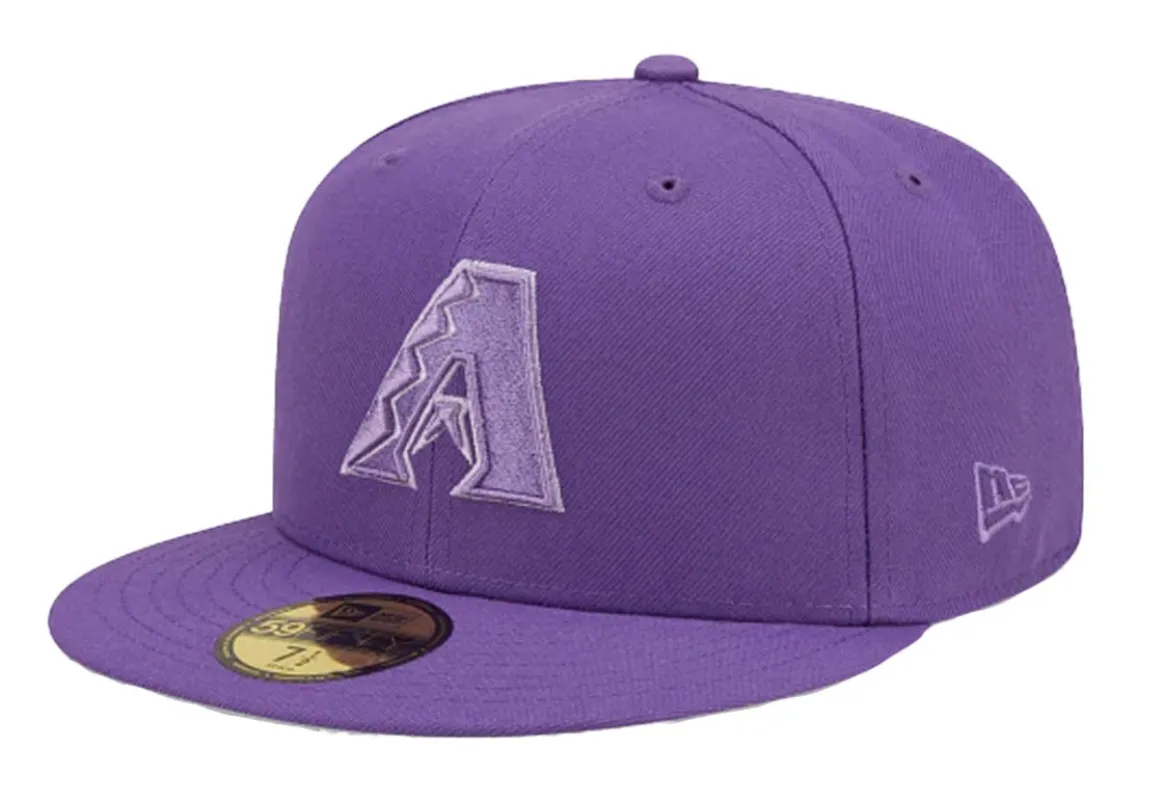 New Era Men's MLB Arizona Diamondbacks 5950 Monocamo Fitted Hats made by New Era
