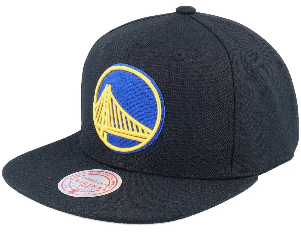 Mitchell & Ness Men's NBA Core Basic Snapback Warriors Snapback Caps sold by Zulily
