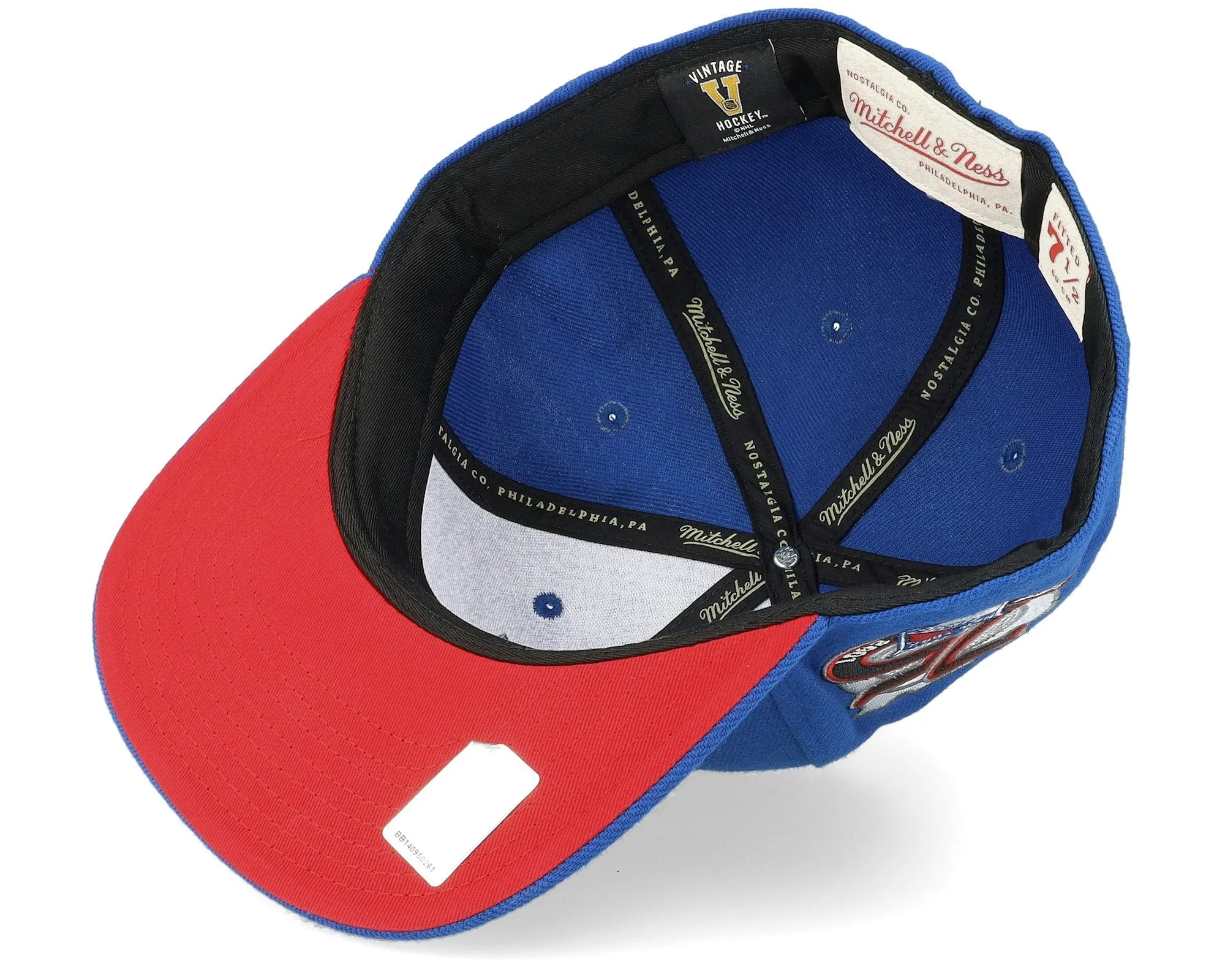 Mitchell & Ness Men's NHL Vintage Fitted Rangers Fitted Caps sold by Zulily product image thumbnail 5