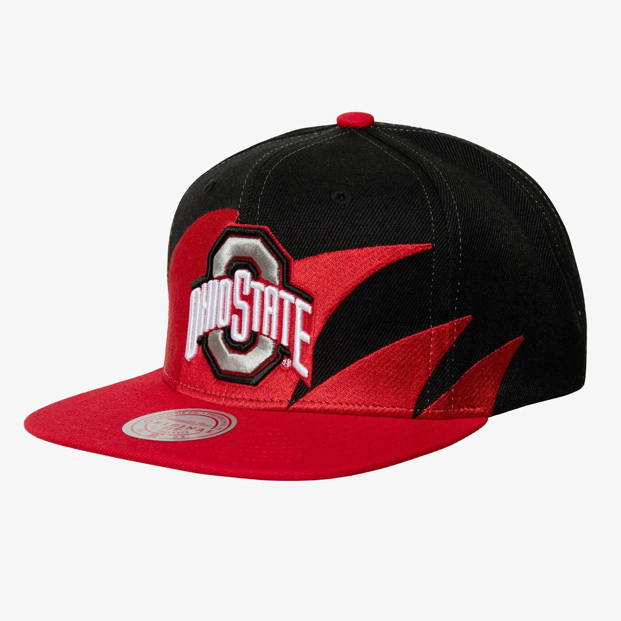 Mitchell & Ness Men's Ncaa Sharktooth Snapback Ohio State Snapback Caps sold by Zulily
