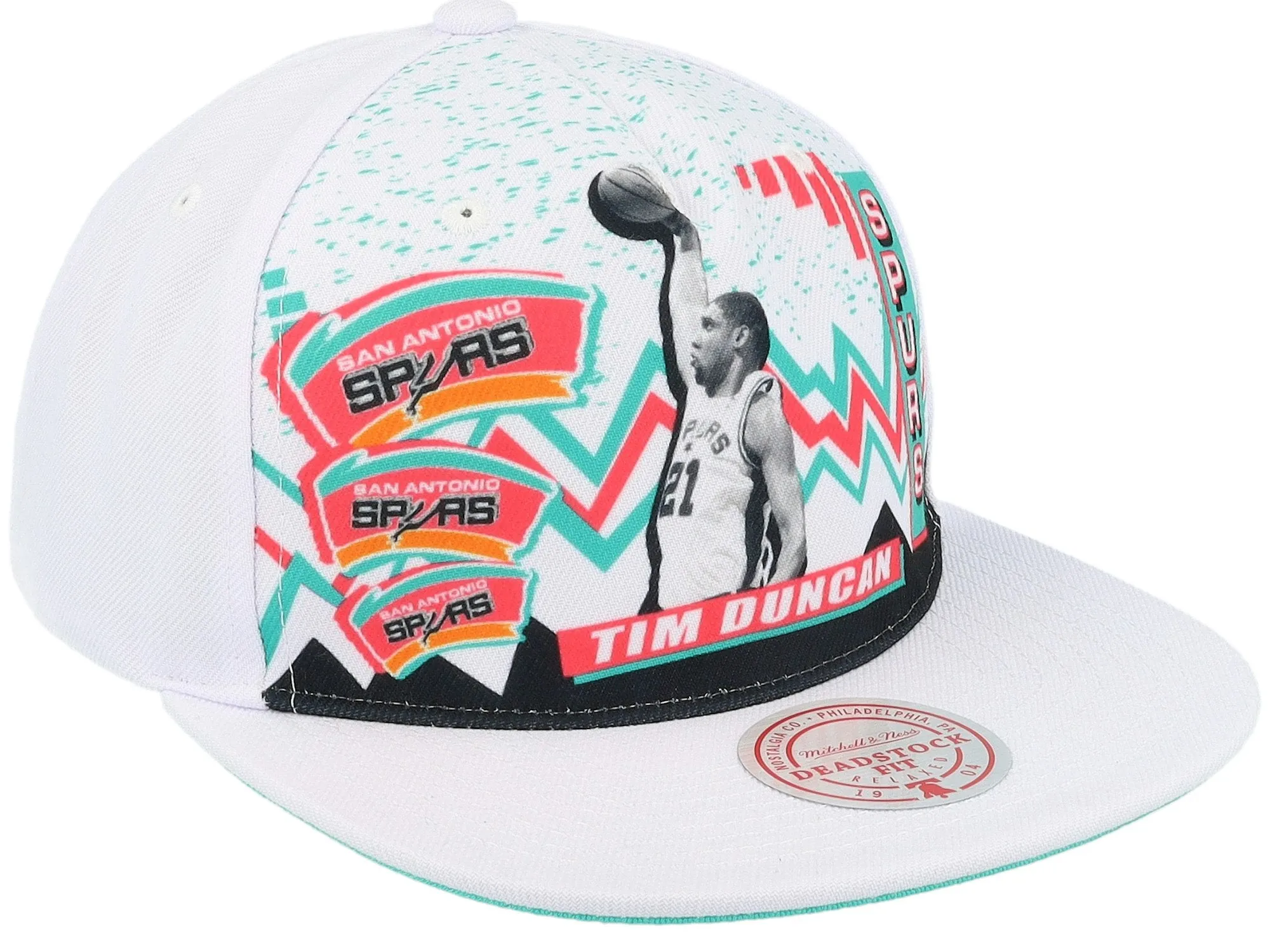Mitchell & Ness Men's NBA 90'S Playa Deadstock Hwc Spurs Tim Duncan Ball Caps sold by Zulily product image thumbnail 2