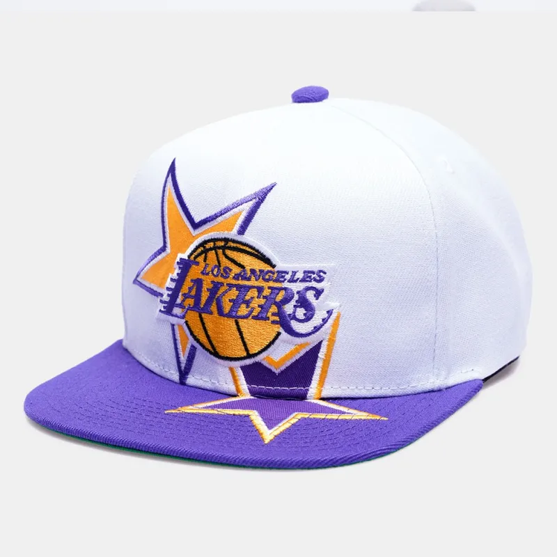 Mitchell & Ness Men's NBA All Starz Snapback Lakers Snapback Caps made by Mitchell & Ness