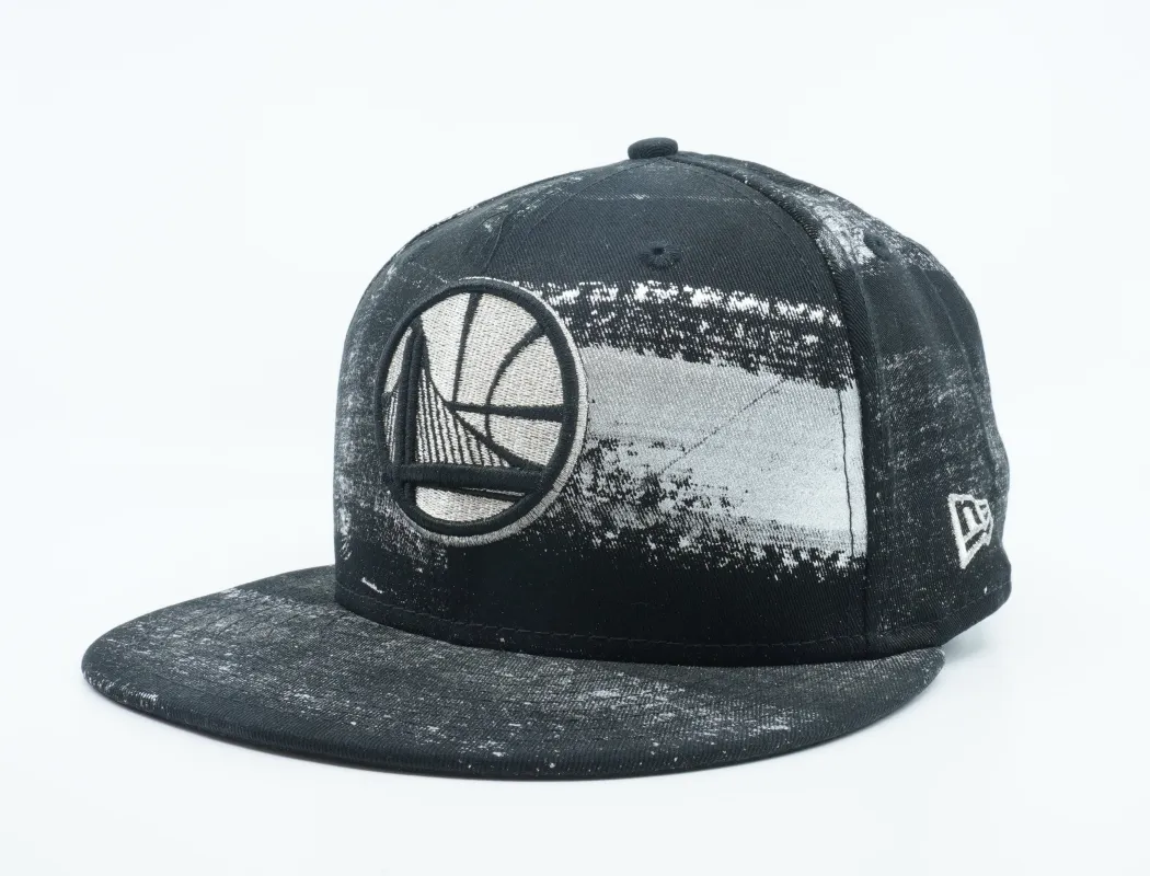 New Era Men's NBA Goloden State Warriors Painted Prime 950 Snapback Hats sold by Zulily