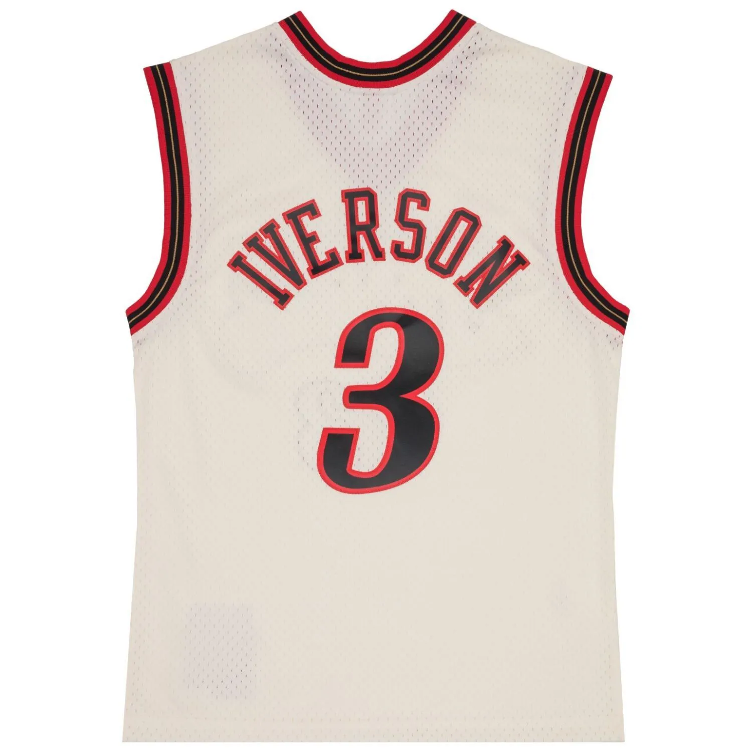Mitchell & Ness Men's Cream Team Color Swingman Jersey 76Ers 2000 Allen Iverson sold by Zulily product image thumbnail 2