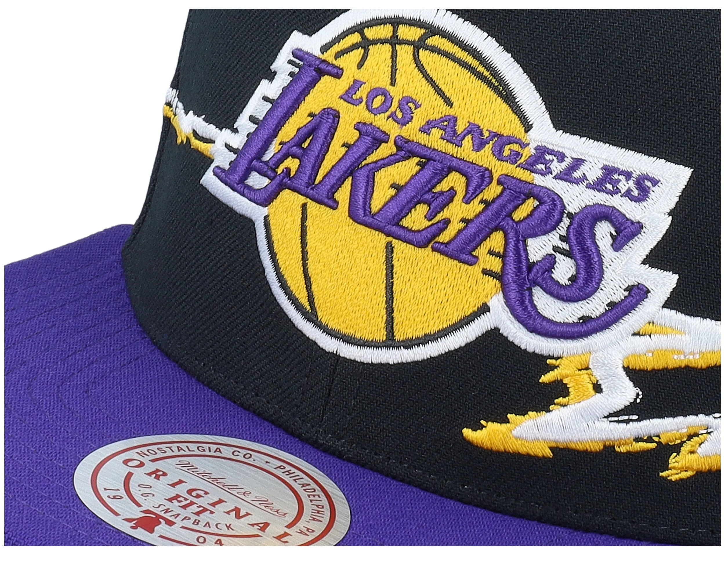Mitchell & Ness Men's NBA Life Line Snapback Lakers Snapback Caps sold by Zulily product image thumbnail 4