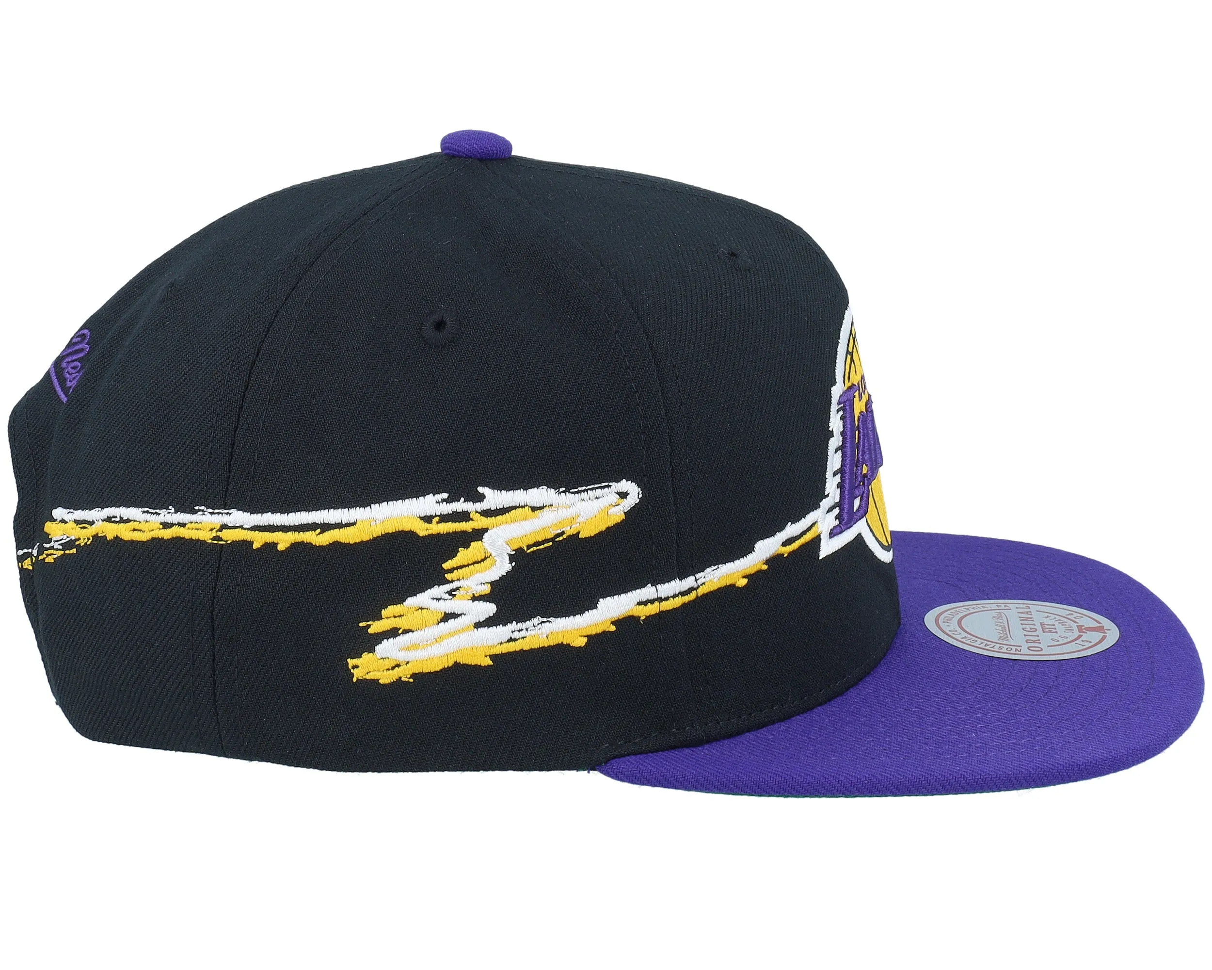 Mitchell & Ness Men's NBA Life Line Snapback Lakers Snapback Caps sold by Zulily product image thumbnail 5