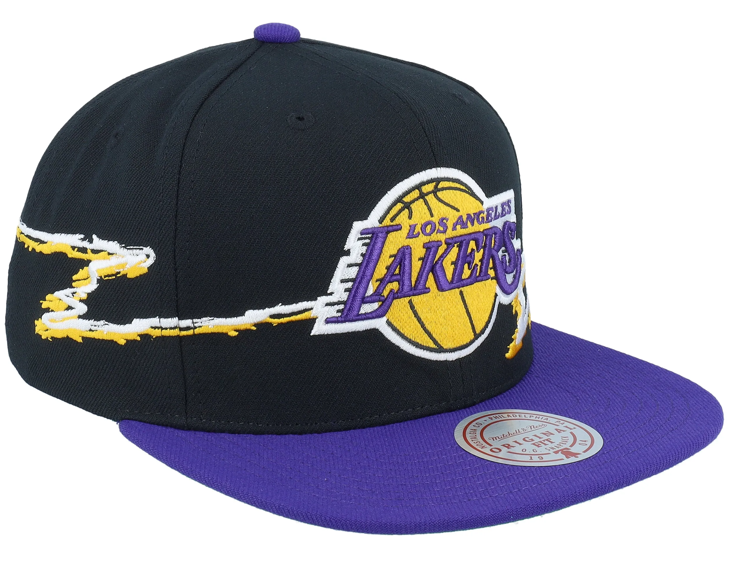 Mitchell & Ness Men's NBA Life Line Snapback Lakers Snapback Caps sold by Zulily product image thumbnail 2