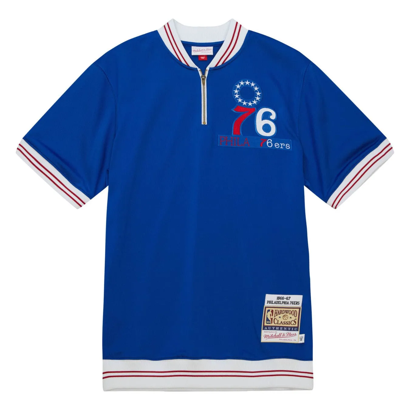 Mitchell & Ness Men's NBA Shooting Shirt 76Ers 1966 Shooting Shirt sold by Zulily