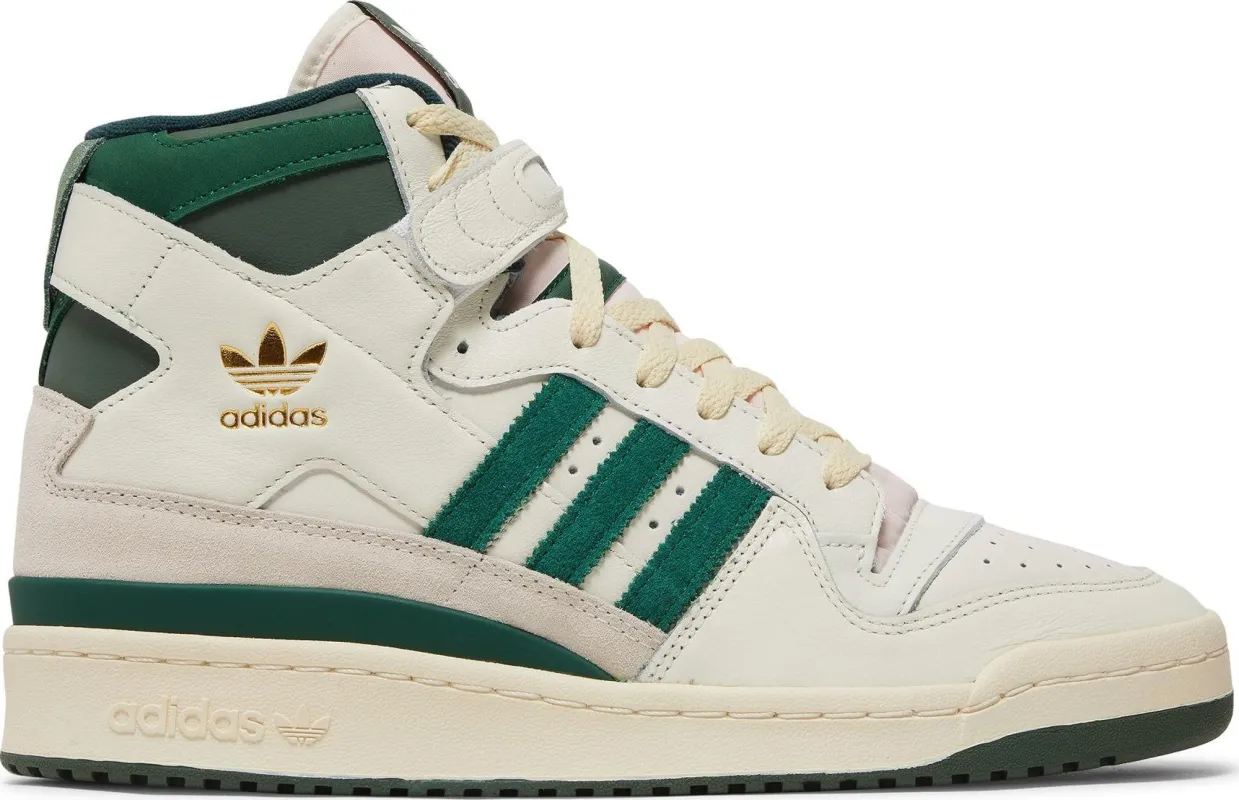 adidas Men's Forum 84 'Off White Dark Green' Sneakers made by Adidas