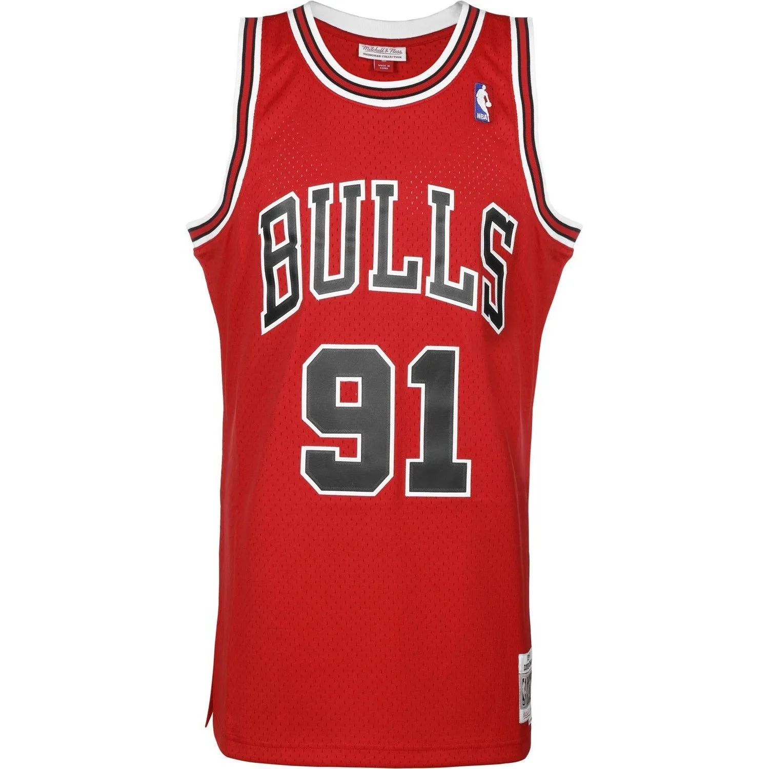 Mitchell & Ness Men's NBA Swingman Road Jersey Bulls 97 Dennis Rodman Jerseys sold by Zulily