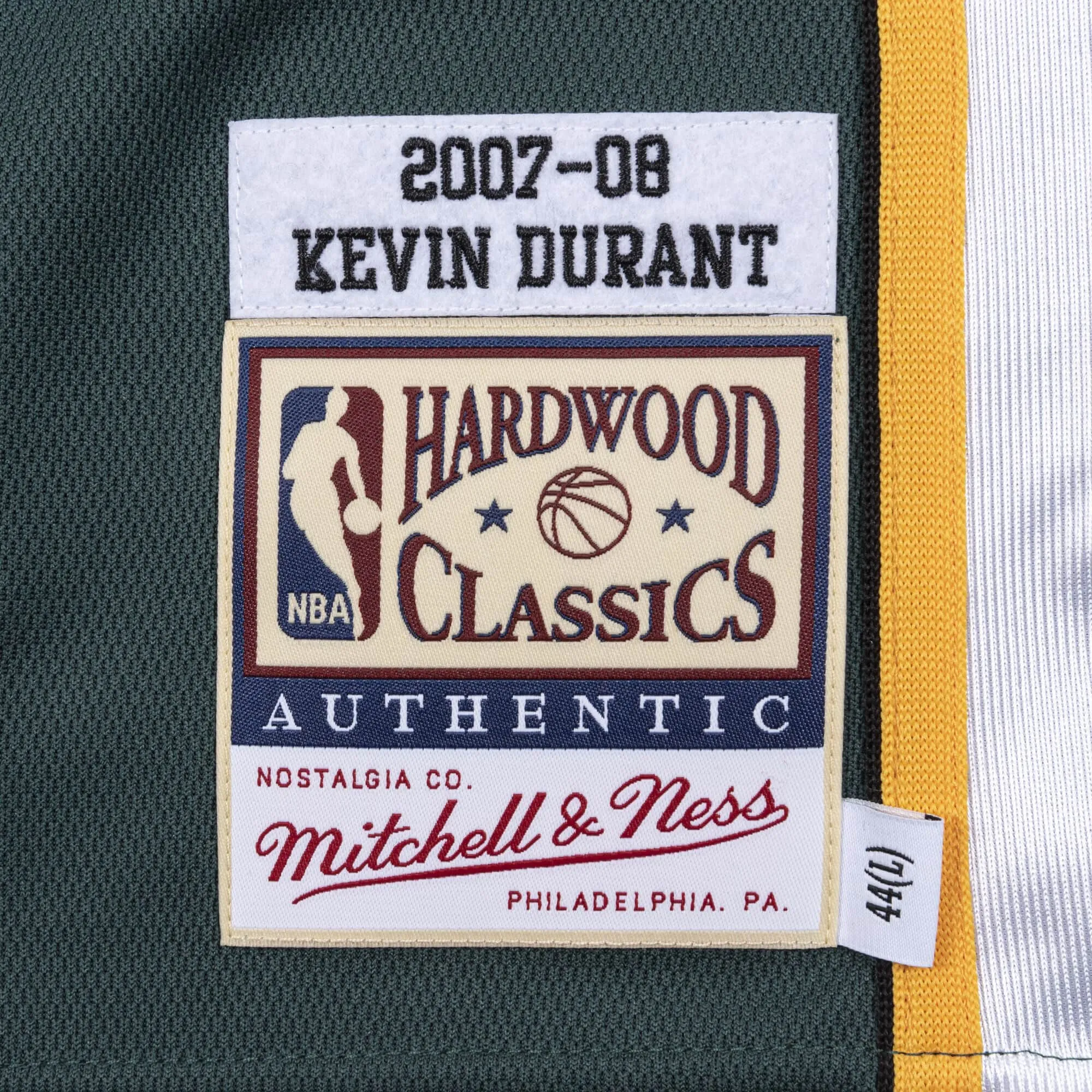 Mitchell & Ness NBA Authentic Road Jersey Seattle Supersonics 07 Kevin Durant sold by Zulily product image thumbnail 3