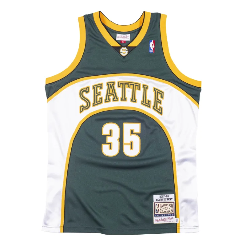 Mitchell & Ness NBA Authentic Road Jersey Seattle Supersonics 07 Kevin Durant sold by Zulily