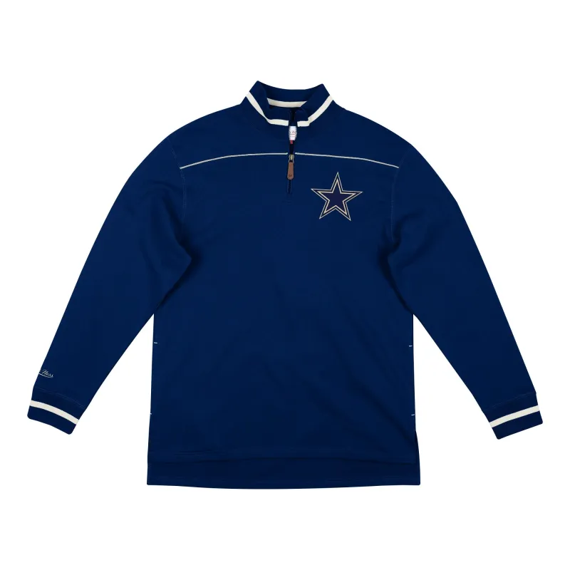 Mitchell & Ness Men's NFL Team Issued French Terry 1/4 Zip Dallas Cowboys sold by Zulily
