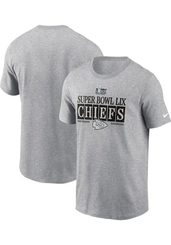 Nike Men's Chiefs 2024 Super Bowl Participant Tee T-Shirts made by Nike