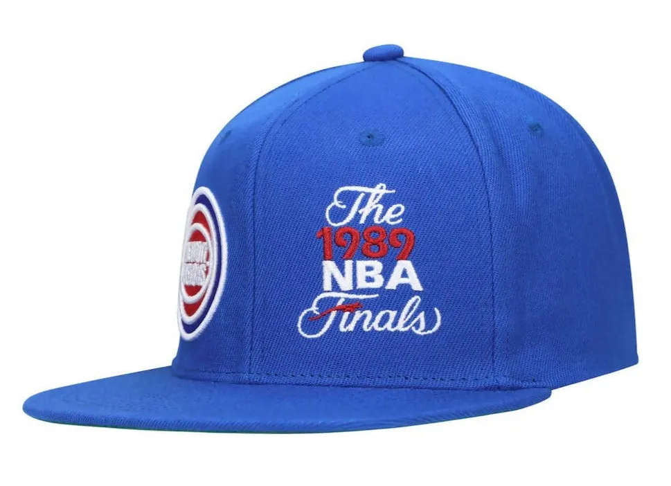Mitchell & Ness Men's NBA Dual Whammy Snapback Hwc Pistons Snapback Caps sold by Zulily