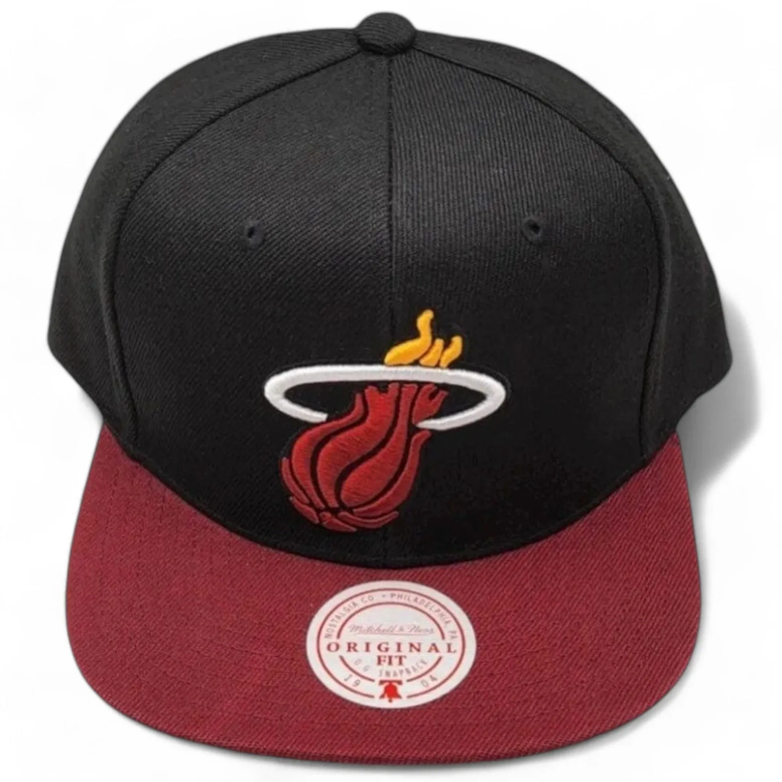 Mitchell & Ness Men's NBA Core Basic Snapback Heat Snapback Caps sold by Zulily product image thumbnail 2