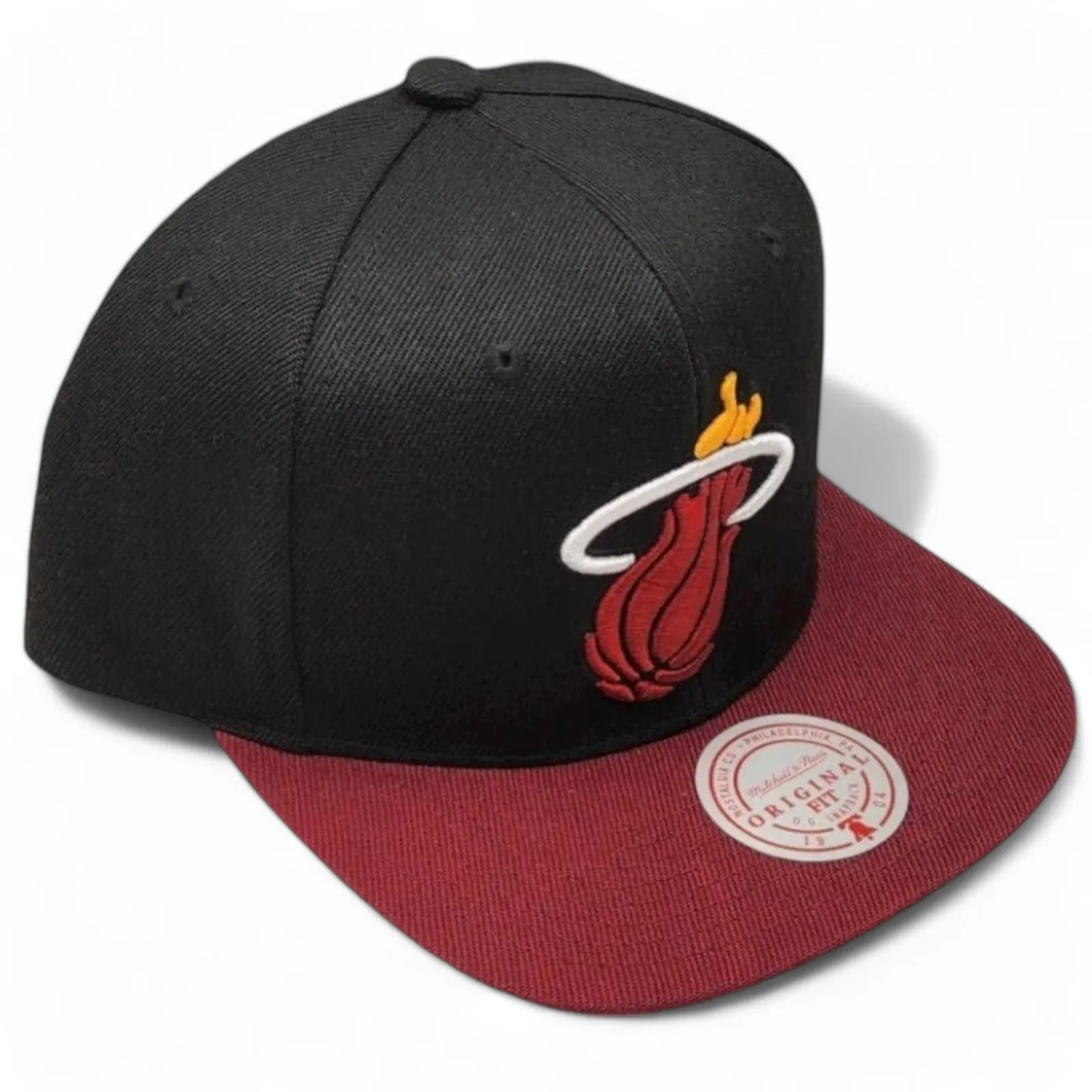 Mitchell & Ness Men's NBA Core Basic Snapback Heat Snapback Caps sold by Zulily product image thumbnail 3