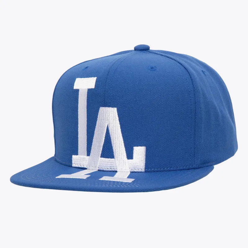 Mitchell & Ness Men's MLB Xl Logo Snapback Dodgers Snapback Caps sold by Zulily