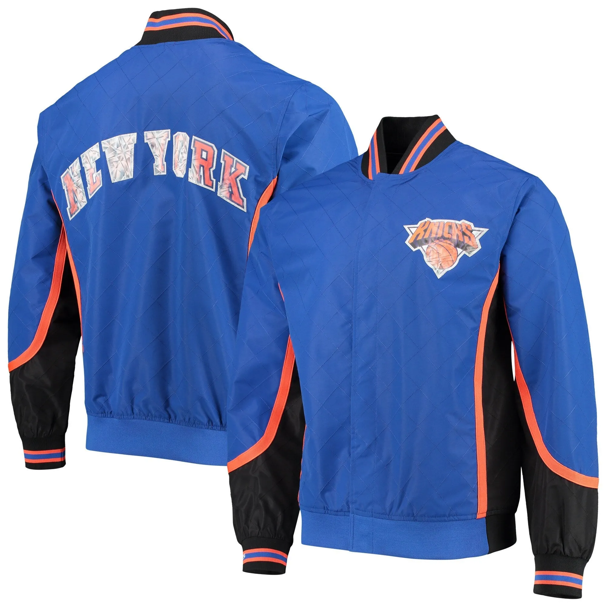 Mitchell & Ness Men's 75Th Anni Warm Up Jacket Knicks Jackets sold by Zulily