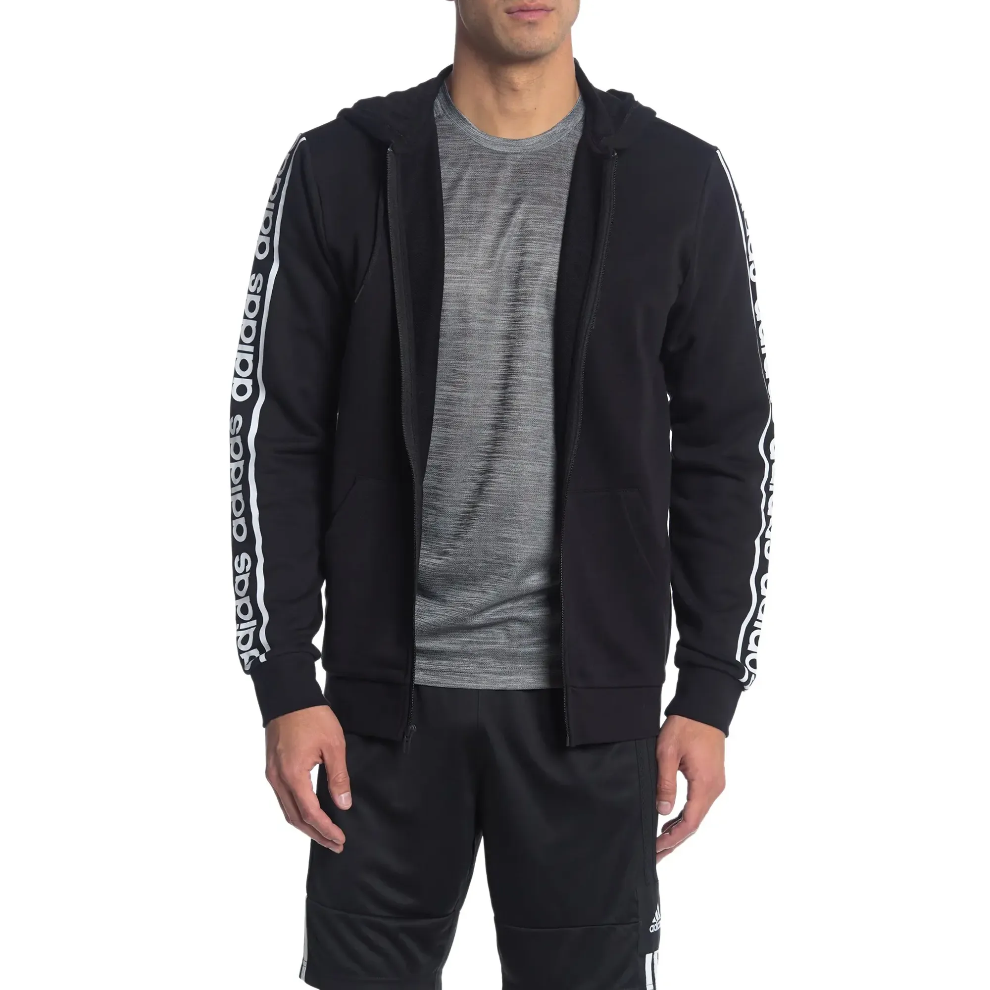 adidas Men's C90 Fullzip Hoodie Sweaters sold by Zulily product image thumbnail 2
