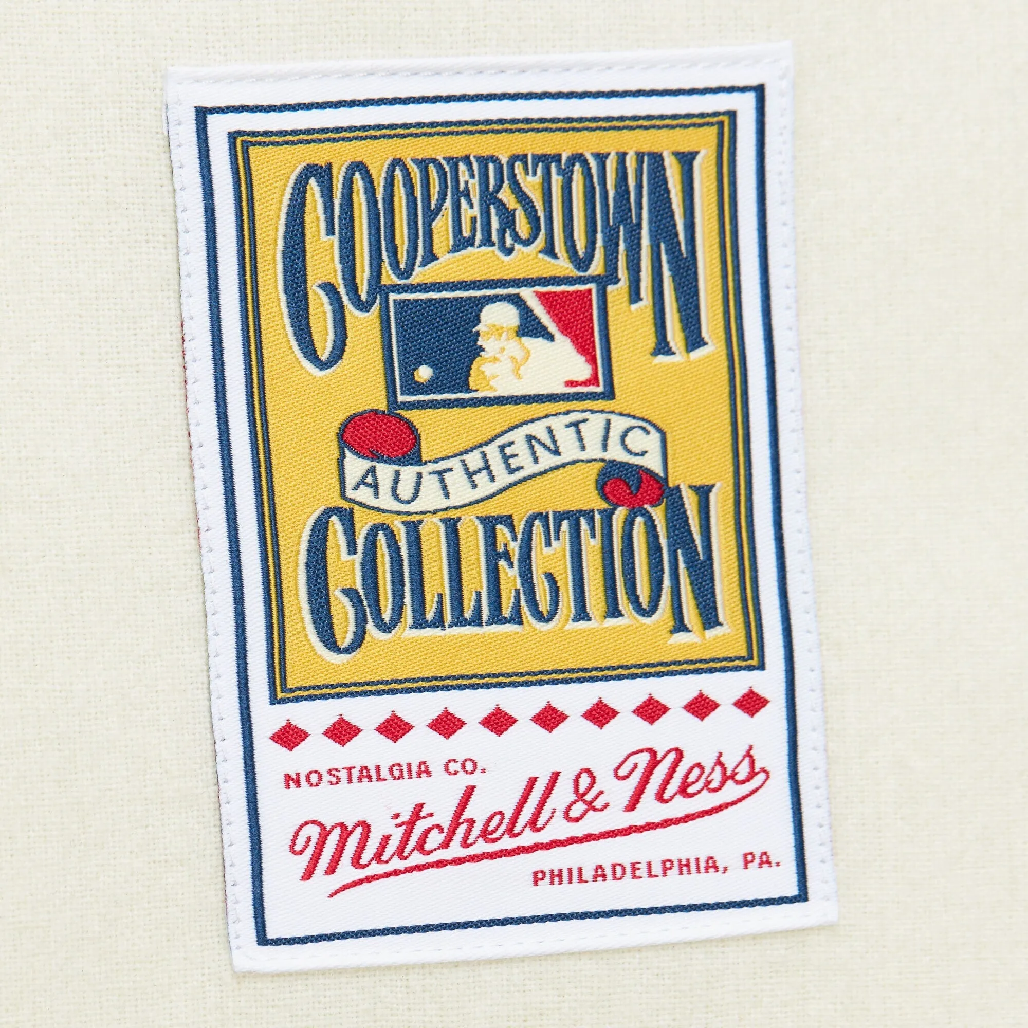 Mitchell & Ness Men's MLB Cream Jersey Phillies 1948 Richie Ashburn Jerseys sold by Zulily product image thumbnail 4