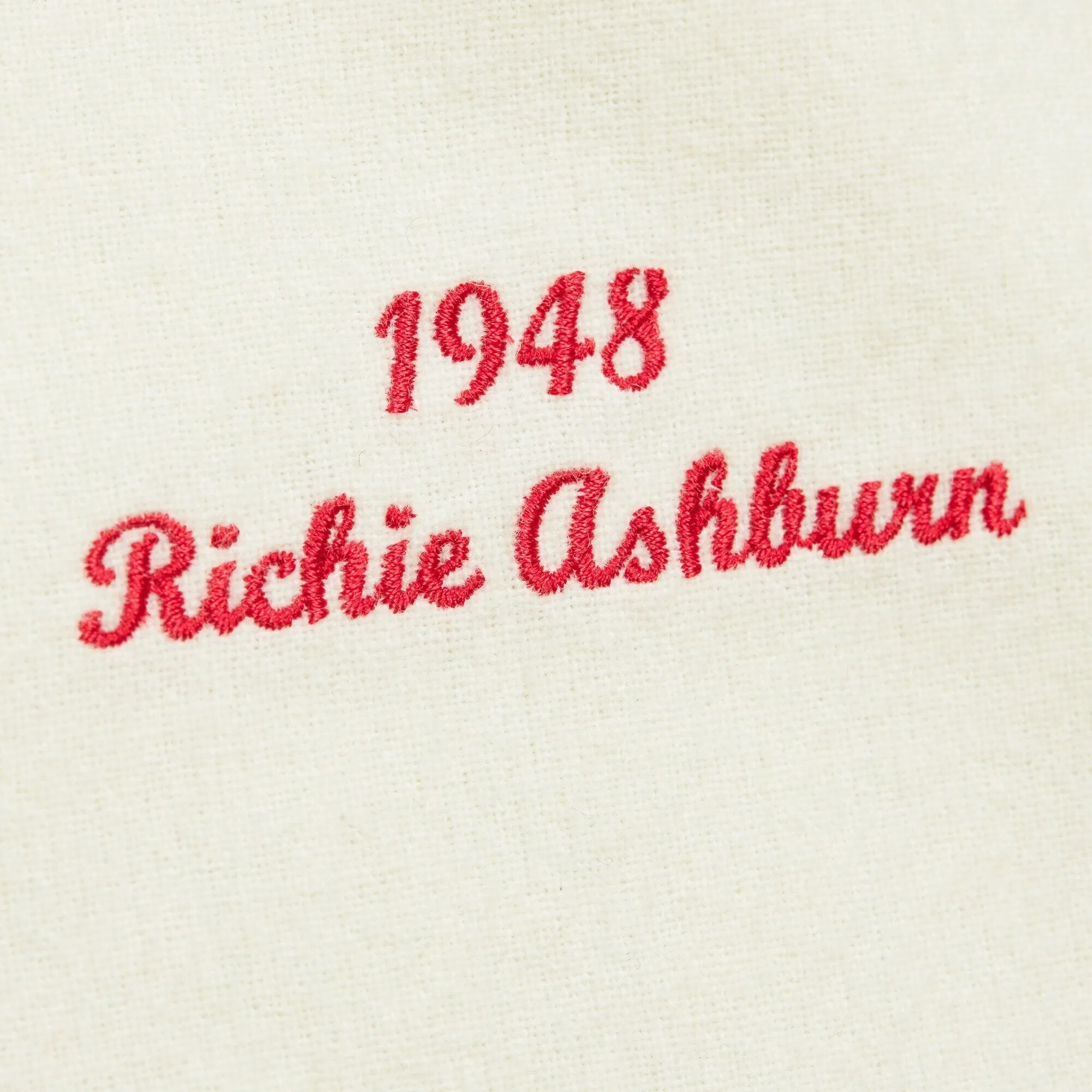 Mitchell & Ness Men's MLB Cream Jersey Phillies 1948 Richie Ashburn Jerseys sold by Zulily product image thumbnail 3