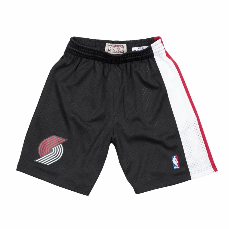 Mitchell & Ness Men's NBA Swingman Road Shorts Blazers 99-00 sold by Zulily