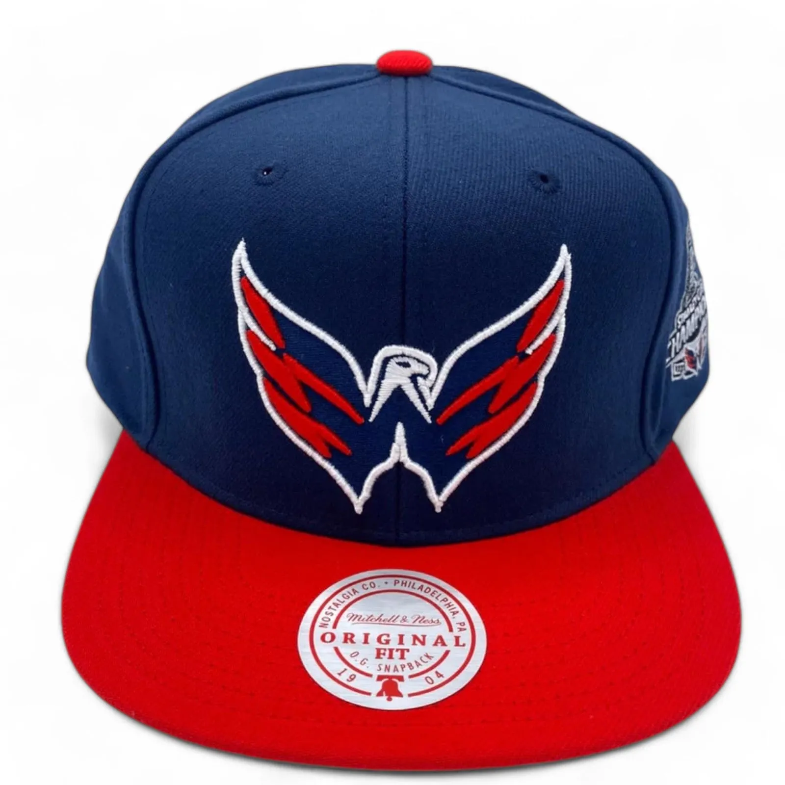 Mitchell & Ness Men's NHL 2 Tone Side Patch Snapback Capitals Snapback Caps sold by Zulily product image thumbnail 2