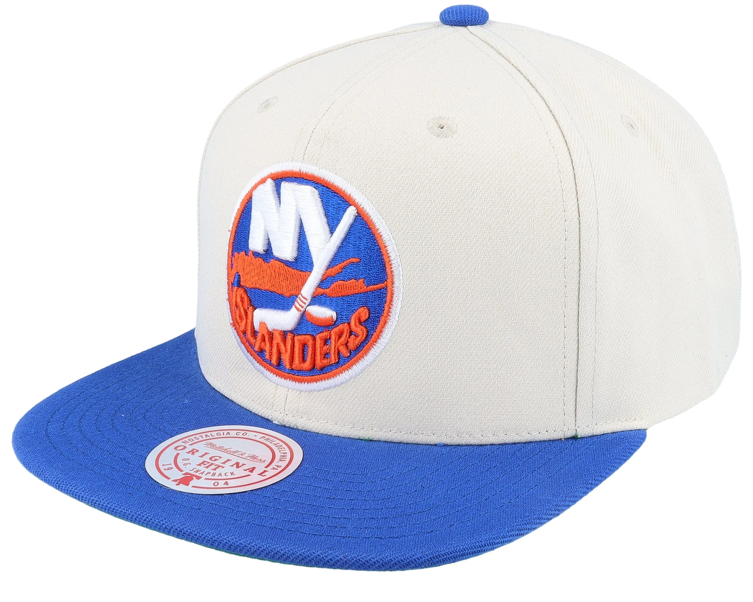 Mitchell & Ness Men's NHL Vintage Off-White Snapback Islanders Snapback Caps sold by Zulily product image thumbnail 2