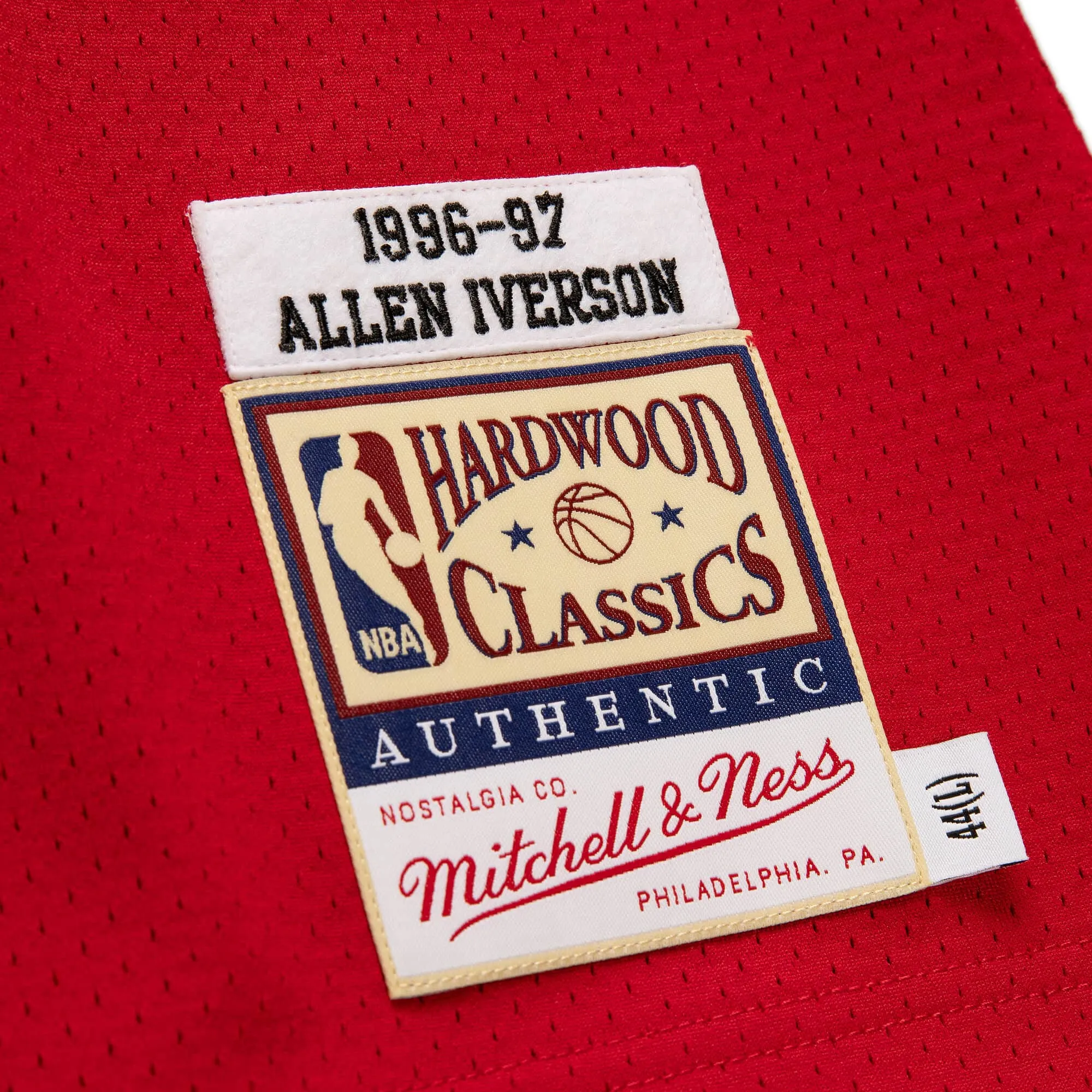 Mitchell & Ness NBA Authentic Jersey Philadelphia 76Ers 96 Allen Iverson Jerseys sold by Zulily product image thumbnail 4