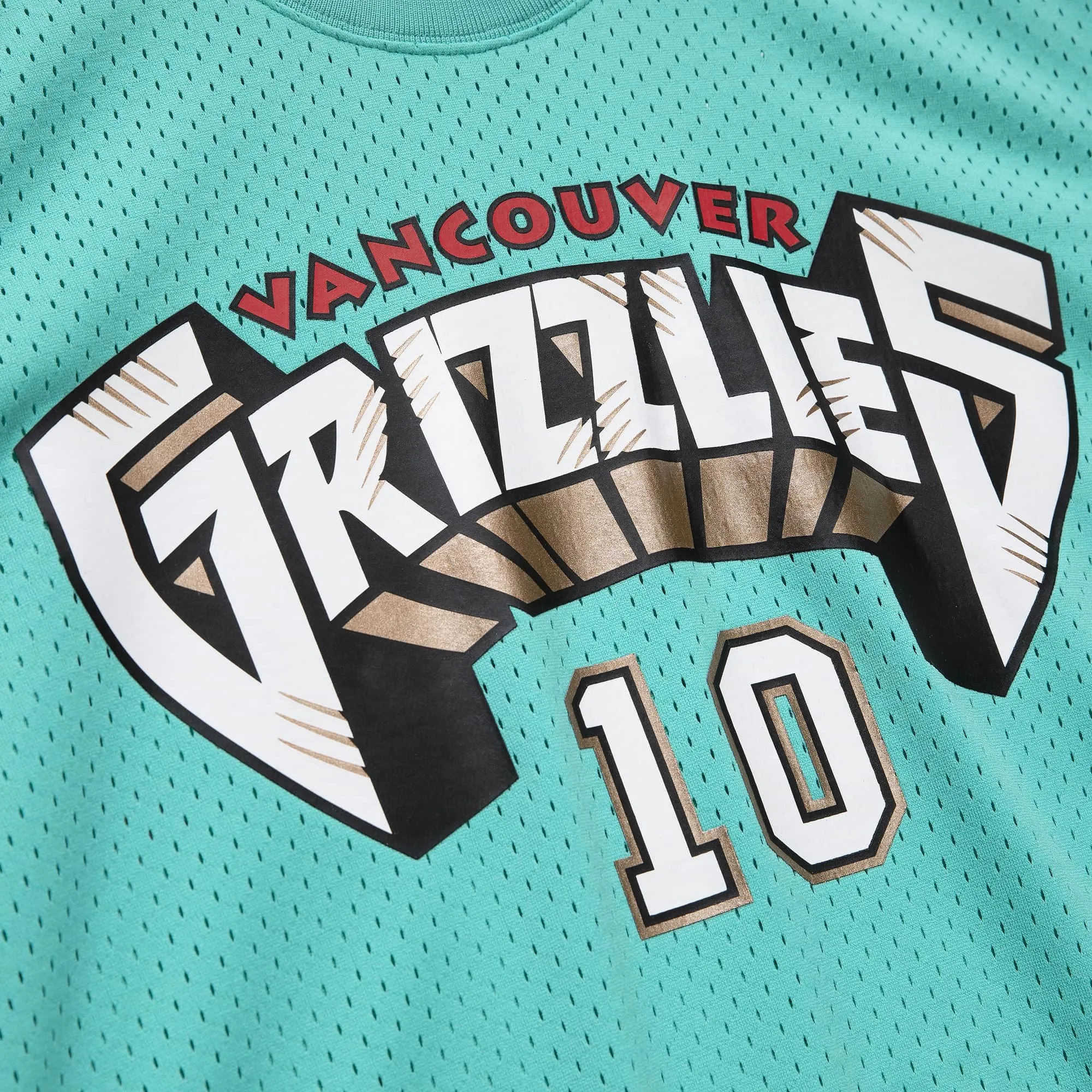 Mitchell & Ness NBA N&N Mesh Top Vancouver Grizzlies 98 Mike Bibby Jerseys sold by Zulily product image thumbnail 3