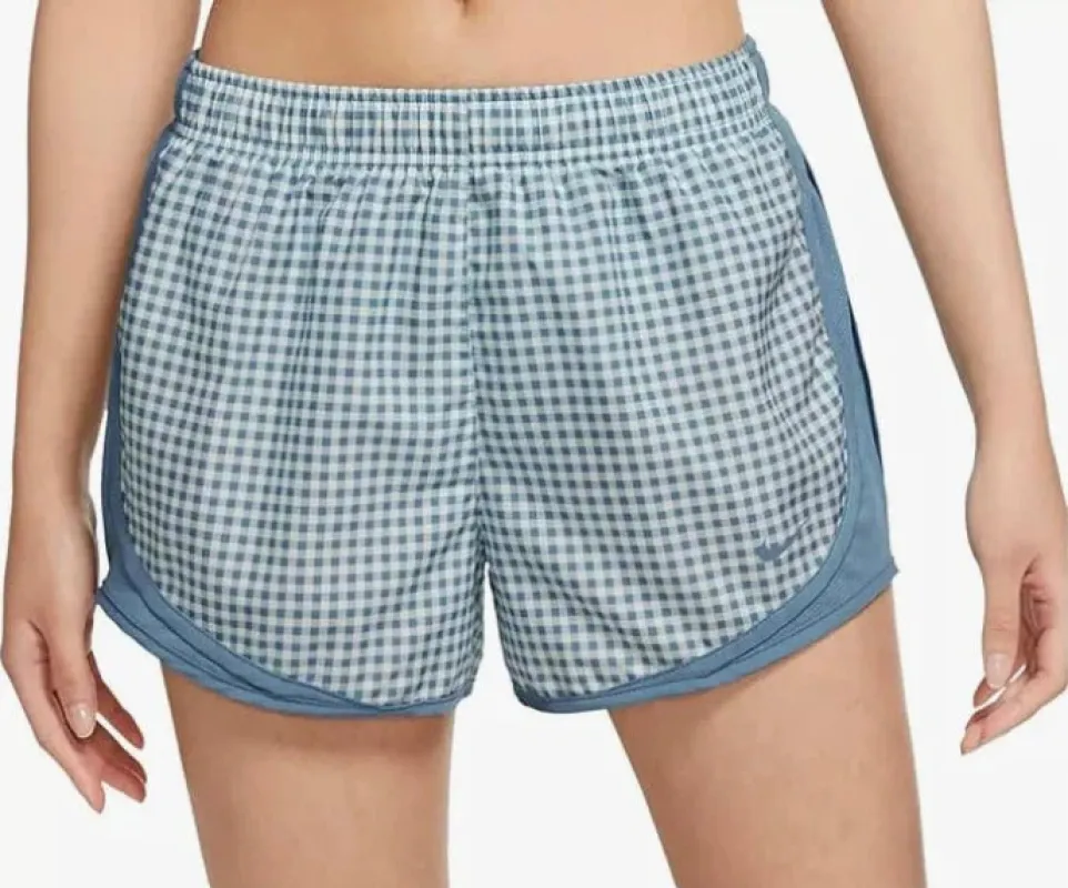 Nike Women's Tempo Gingham Running Shorts sold by Zulily